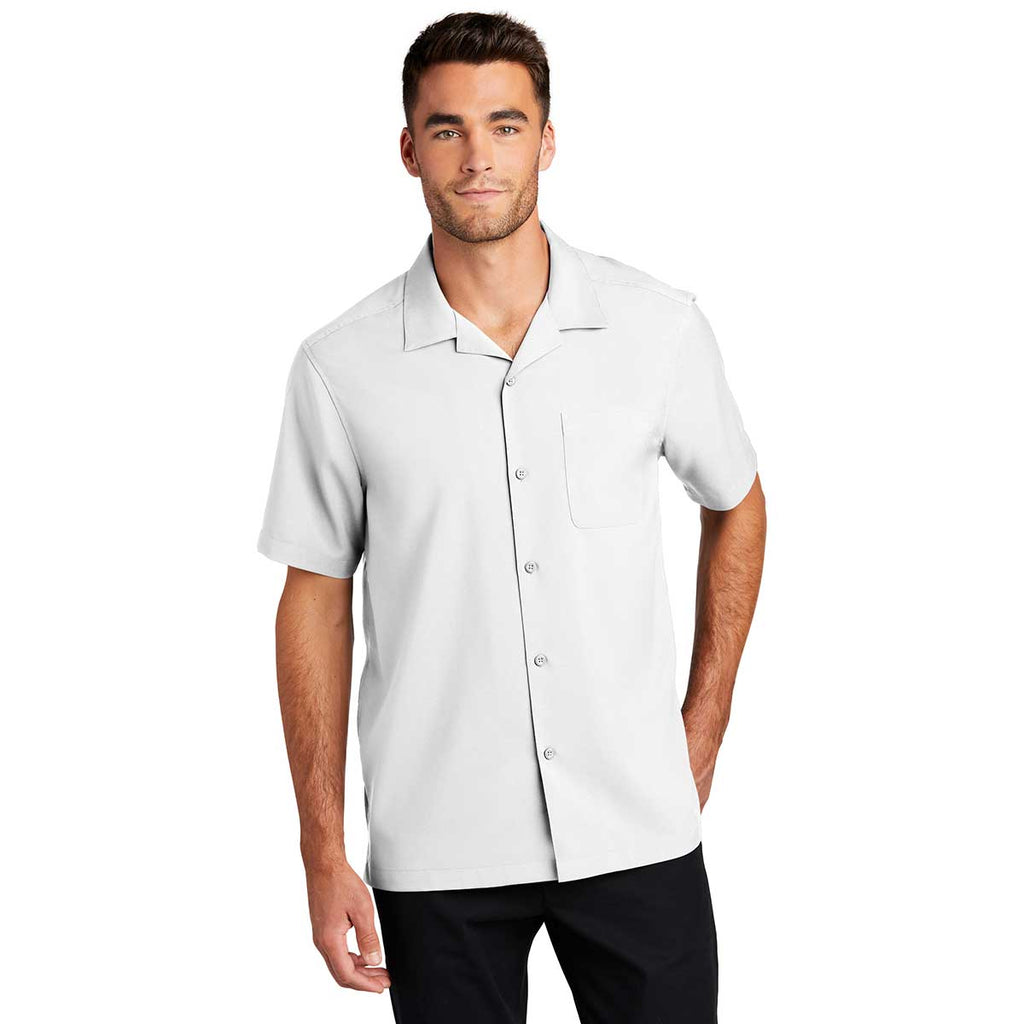 Port Authority Men's White Short Sleeve Performance Staff Shirt