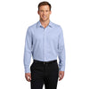 Port Authority Men's Blue Horizon/White Pincheck Easy Care Shirt