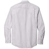 Port Authority Men's Black/White SuperPro Oxford Stripe Shirt
