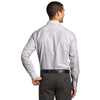 Port Authority Men's Black/White SuperPro Oxford Stripe Shirt