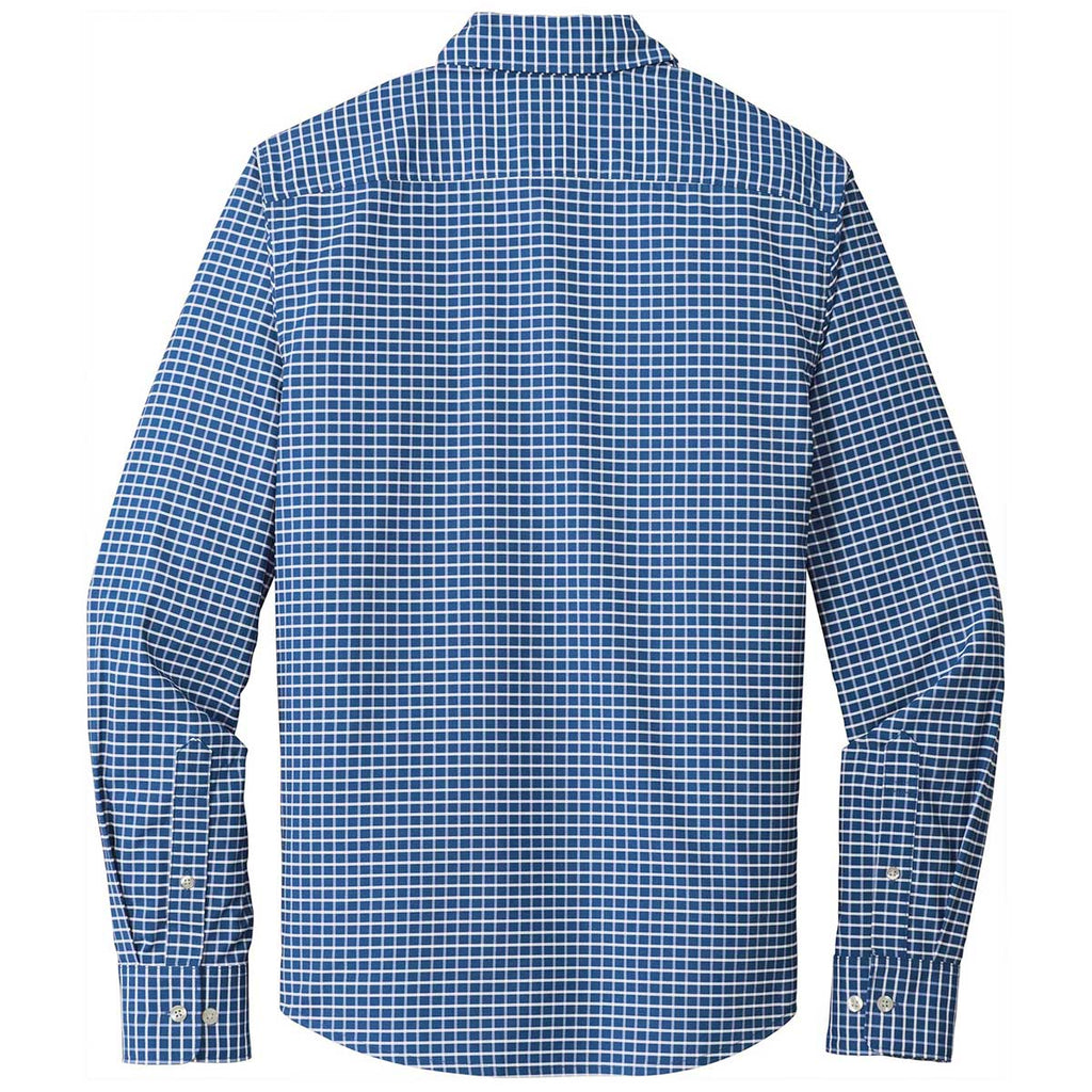 Port Authority Men's True Blue/White City Stretch Shirt