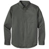 Port Authority Men's Storm Grey Long Sleeve SuperPro React Twill Shirt