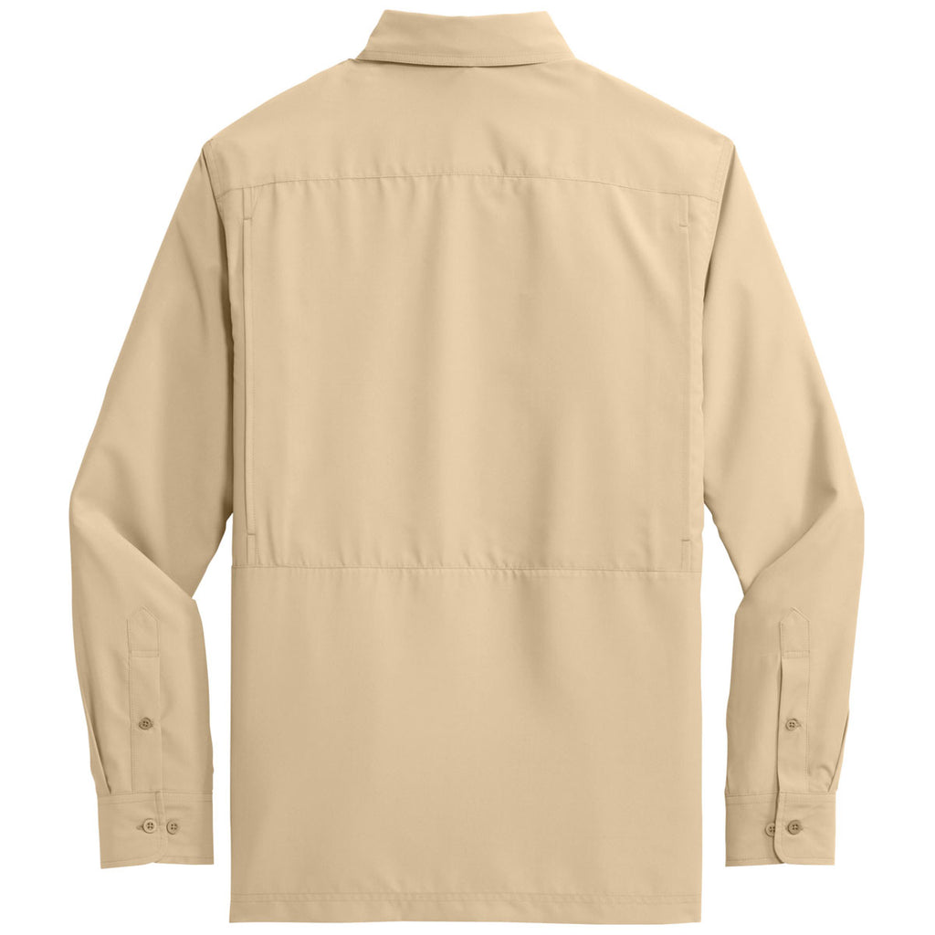 Port Authority Men's Oat Long Sleeve UV Daybreak Shirt
