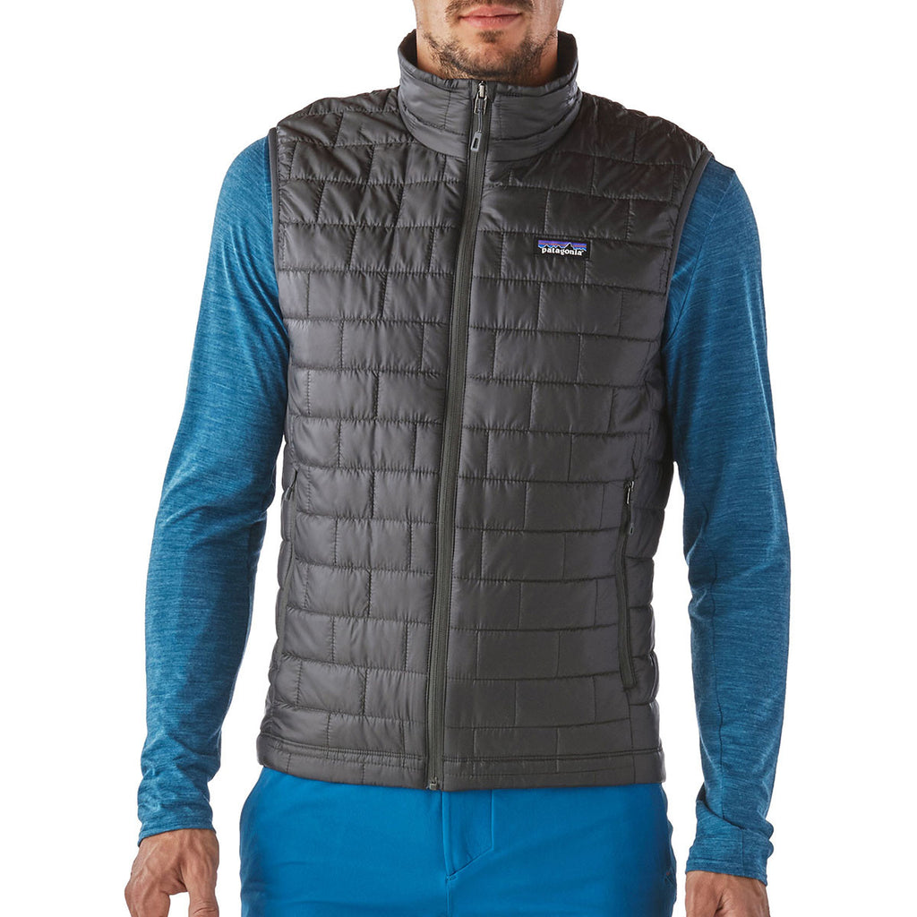 Custom Patagonia Men's Forge Grey Nano Puff Vest