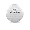 Wilson White Staff Duo Professional Golf Balls with Custom Logo