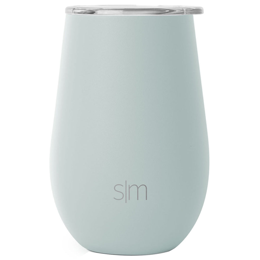 Simple Modern Blue 12oz Spirit Wine Tumbler Cup Mug Lid Stainless Steel