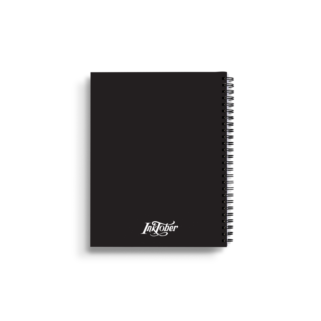 Denik White Medium Wire-O Notebook - 7" x 9"