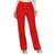 Cherokee Women's Red Workwear Revolution Mid Rise Pull-on Cargo Pant