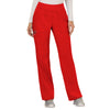 Cherokee Women's Red Workwear Revolution Mid Rise Pull-on Cargo Pant