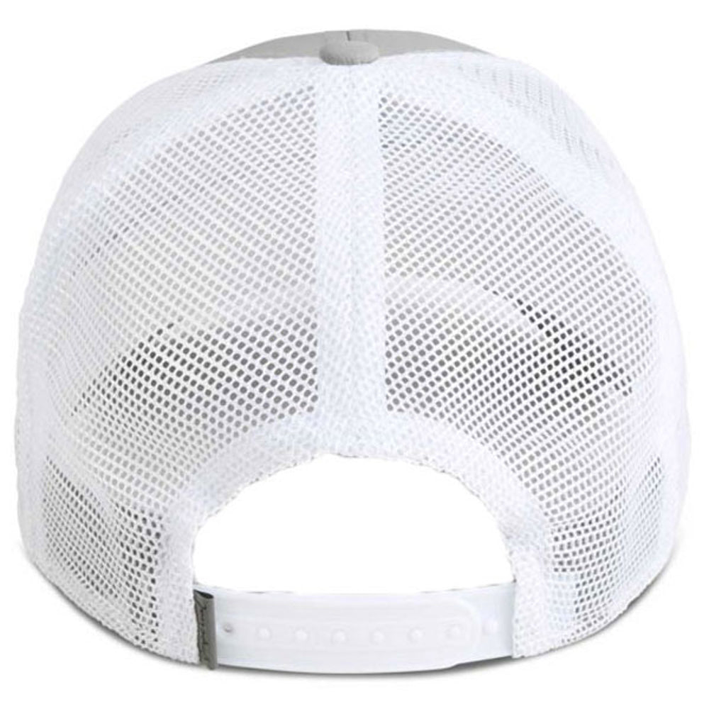 Imperial Light Grey White Structured Performance Meshback Cap