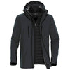 Stormtech Men's Charcoal Twill/Black Matrix System Jacket
