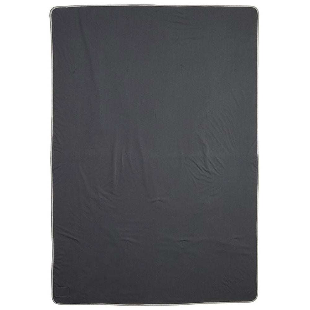 Marine Layer Heather Grey/Asphalt Grey Signature Lined Blanket