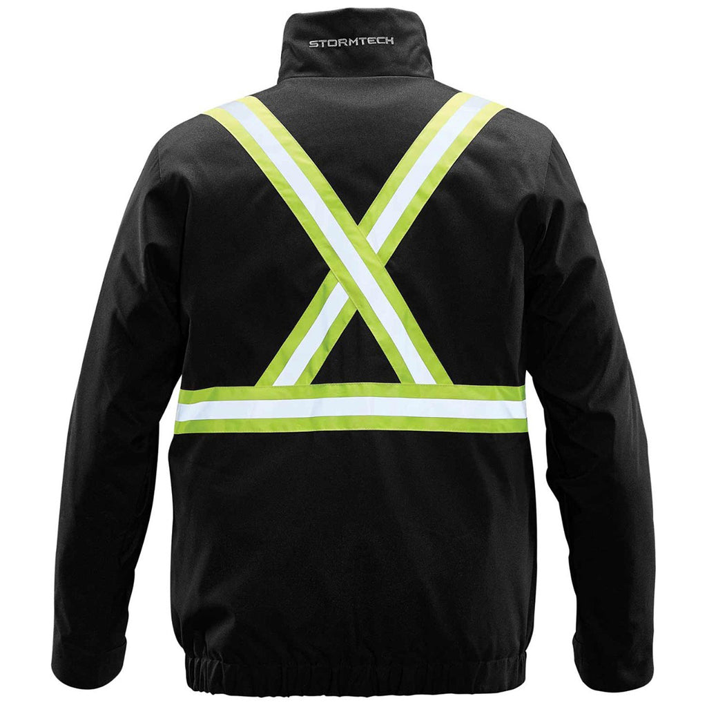 Stormtech Men's Black HD 3-in-1 Reflective Jacket