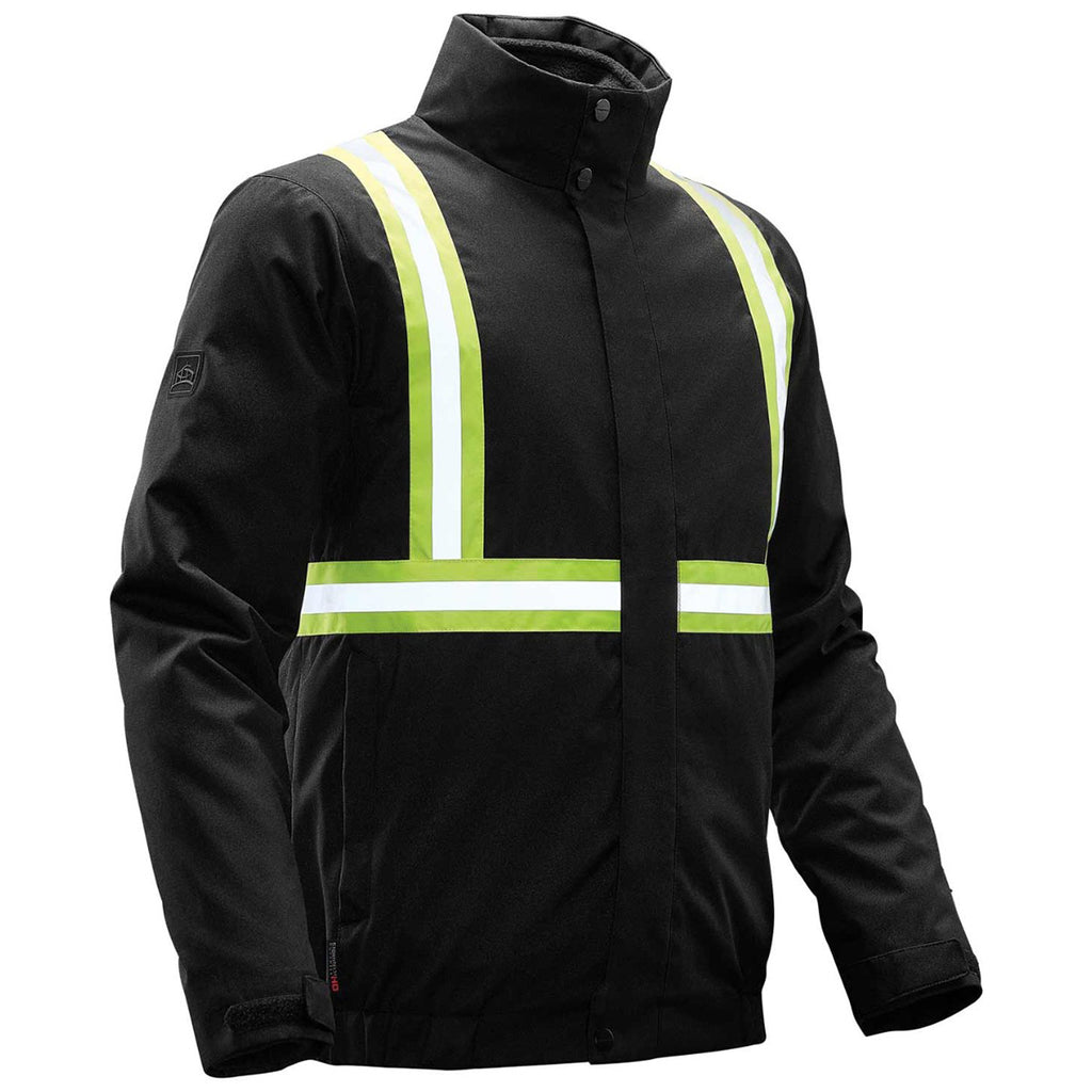 Stormtech Men's Black HD 3-in-1 Reflective Jacket