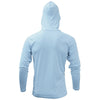 BAW Men's Ice Blue Xtreme-Tek Long Sleeve Hood