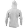 BAW Men's Silver Xtreme-Tek Long Sleeve Hood
