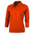 BAW Women's Orange Xtreme Tek 3/4 Sleeve Polo
