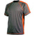 BAW Men's Charcoal/Neon Orange Xtreme Tek Sideline T-Shirt