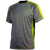 BAW Men's Charcoal/Neon Yellow Xtreme Tek Sideline T-Shirt