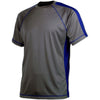 BAW Men's Charcoal/Royal Xtreme Tek Sideline T-Shirt