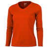 BAW Women's Orange Xtreme Tek Long Sleeve Shirt