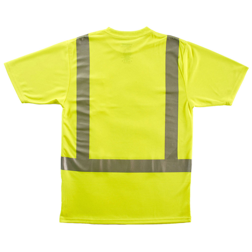 Xtreme Visibility Unisex Yellow Xtreme-Flex Class 2 Short Sleeve T-Shirt