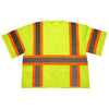 Xtreme Visibility Unisex Yellow DOT Class 3 Contrast Stripe Zip Vest