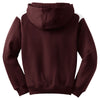 Sport-Tek Youth Maroon Pullover Hooded Sweatshirt with Contrast Color