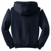 Sport-Tek Youth True Navy Pullover Hooded Sweatshirt with Contrast Color