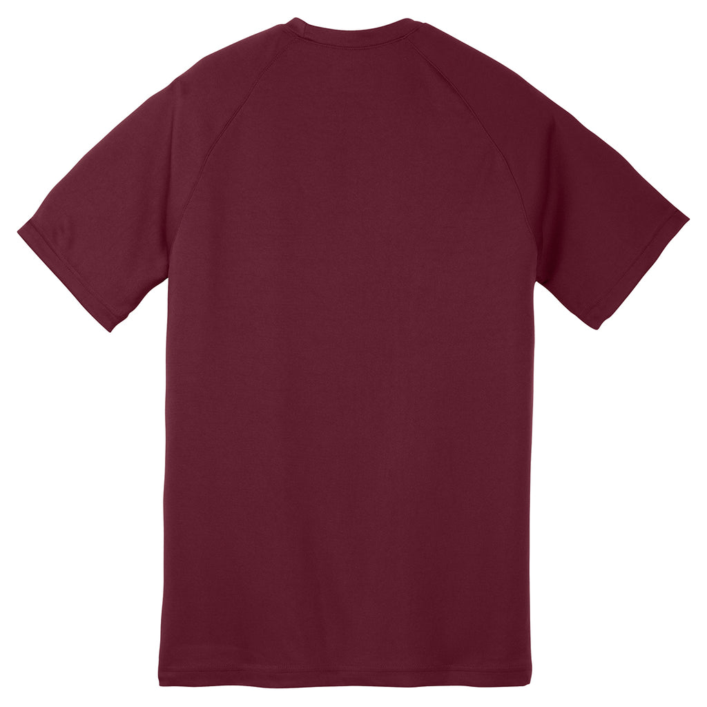Sport-Tek Youth Maroon Dry Zone Raglan T-Shirt