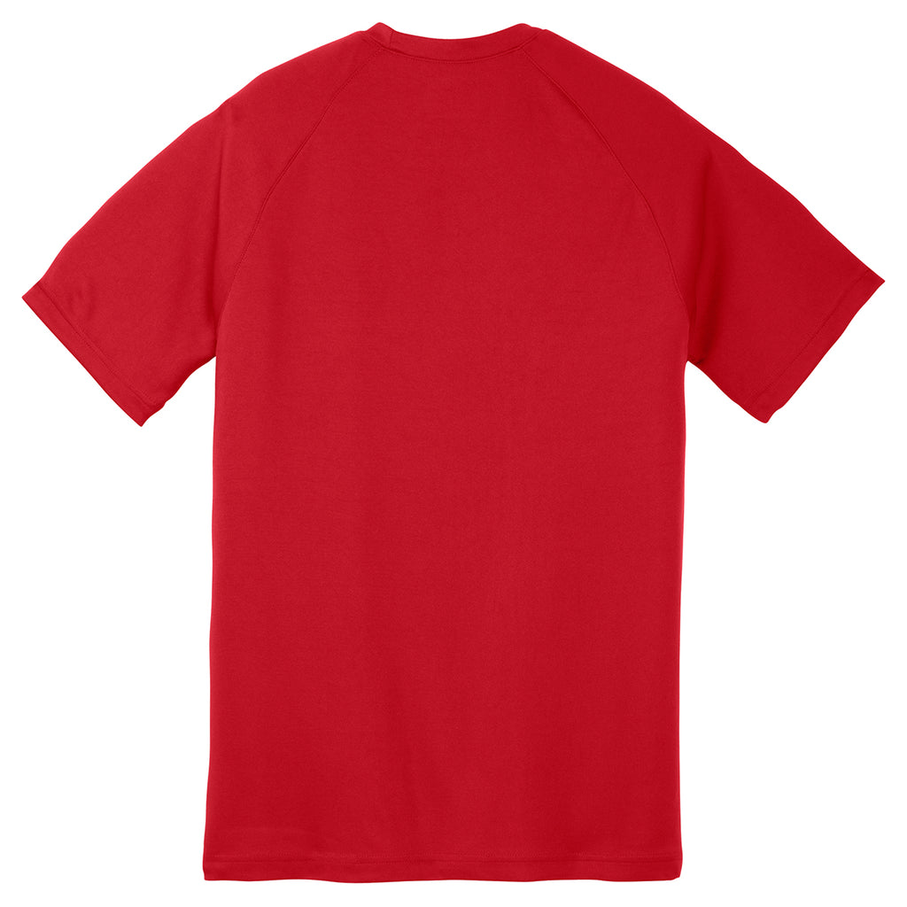 Sport-Tek Youth True Red Dry Zone Raglan T-Shirt