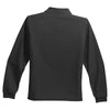 Port Authority Youth Black Long Sleeve Silk Touch Polo