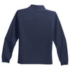Port Authority Youth Navy Long Sleeve Silk Touch Polo