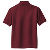 Port Authority Youth Burgundy Silk Touch Polo