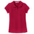 Port Authority Girls Red Silk Touch Peter Pan Collar Polo