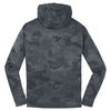 Sport-Tek Youth Dark Smoke Grey Sport-Wick CamoHex Fleece Hooded Pullover