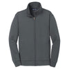 Sport-Tek Youth Dark Smoke Grey Sport-Wick Fleece Full-Zip Jacket