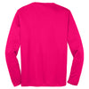 Sport-Tek Youth Pink Raspberry Long Sleeve PosiCharge Competitor Tee
