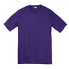 Sport-Tek Youth Purple PosiCharge Competitor Tee