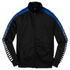 Sport-Tek Youth Black/ True Royal Dot Sublimation Tricot Track Jacket