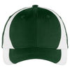 Sport-Tek Youth Forest Green/White Dry Zone Nylon Colorblock Cap
