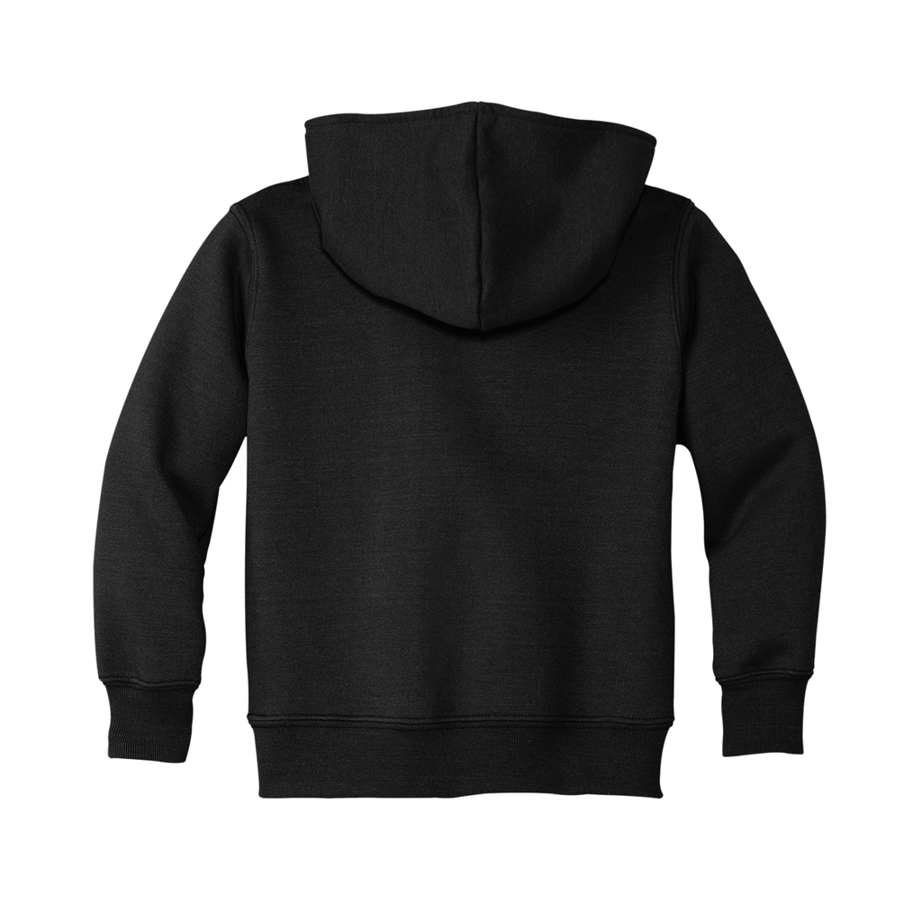 Port & Company Toddler Jet Black Core Fleece Pullover Hooded Sweatshirt