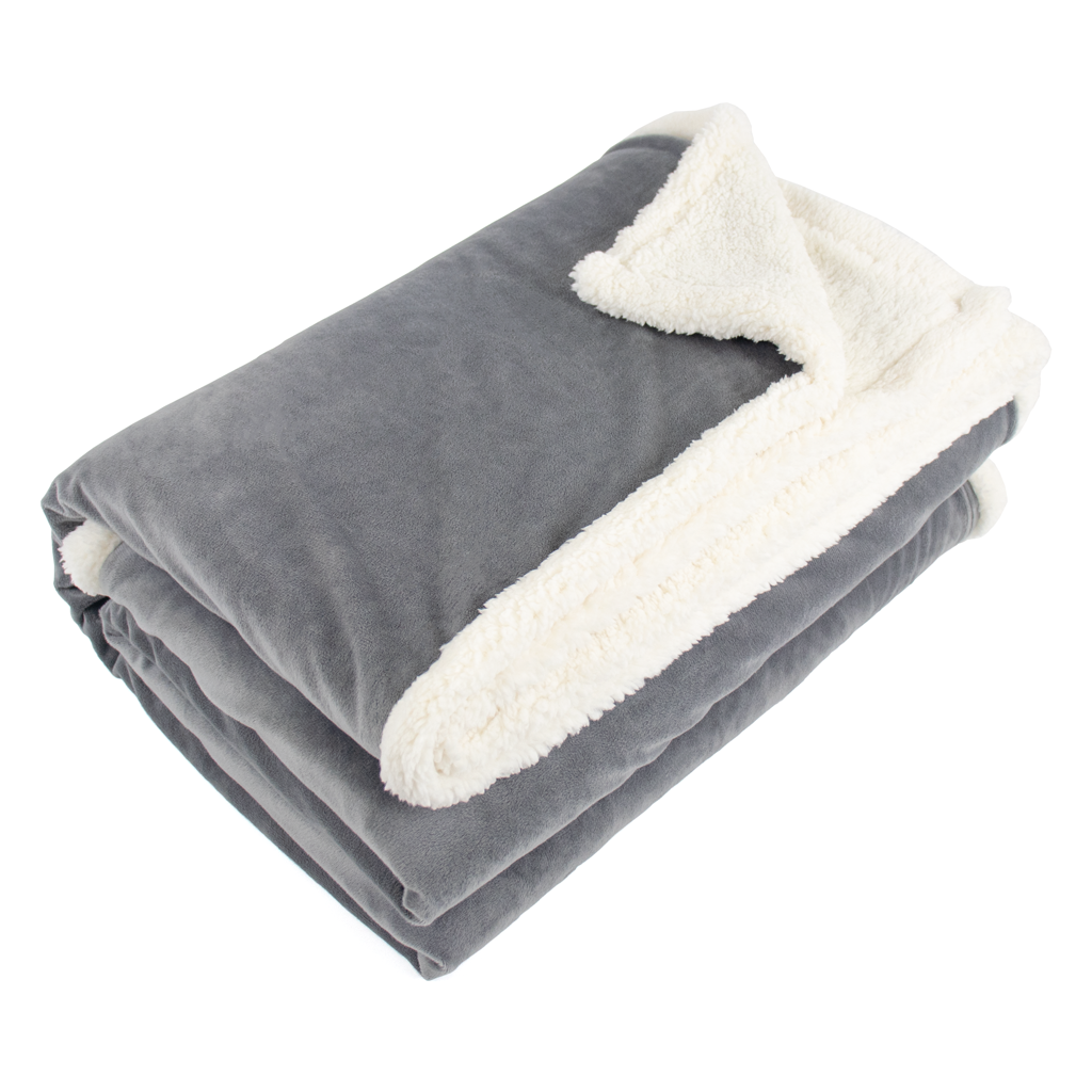 Valentine Charms - Grey Sherpa Blanket – Precious Styles 4 You