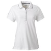 adidas Golf Women's ClimaLite White/Navy S/S Jersey Polo