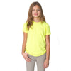 American Apparel Youth Neon Yellow 50/50 Poly-Cotton Short Sleeve Tee