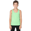 American Apparel Youth Neon Green Poly-Cotton Tank