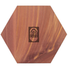 Woodchuck USA Cedar Wood Puzzle Coaster Set