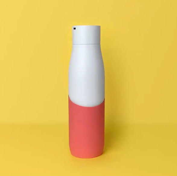 LARQ White/Coral Bottle Movement PureVis 24 oz