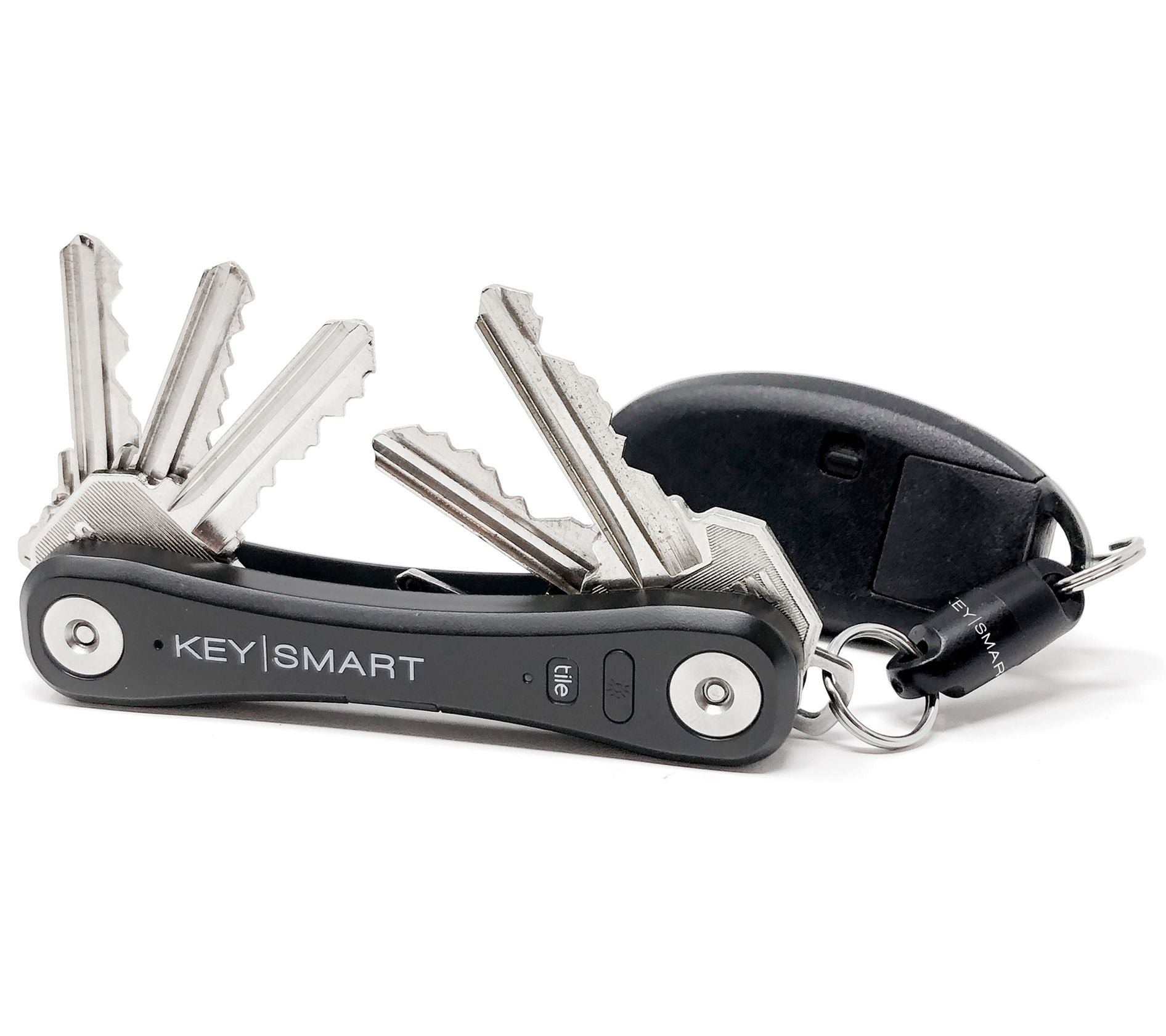 KeySmart Pro Compact Key Holder with Tile Smart Location at Swiss