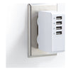 Brookstone White 4 Port USB Wall Charger